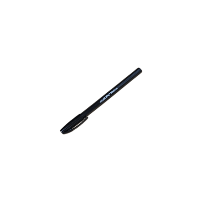 black ballpoint pen with black ink for annotating books