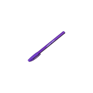 purple ballpoint pen with purple ink for annotating books