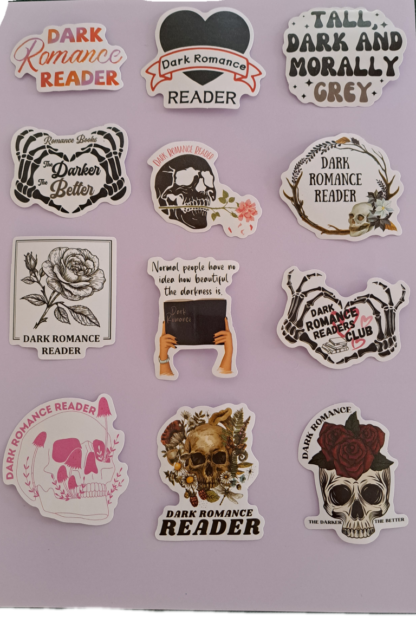 Large Dark Romance Stickers
