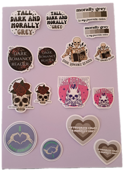 Small Dark Romance Stickers - Image 8